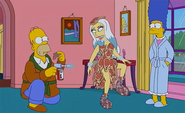 Lady Gaga The Simpsons