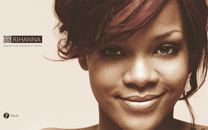 Wallpaper Rihanna - 7zic