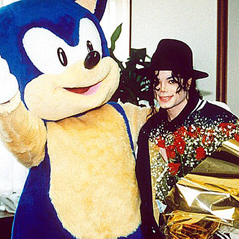 Sonic et Michael Jackson