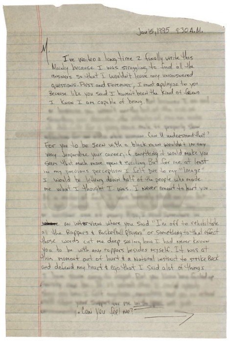 lettre Tupac à Madonna